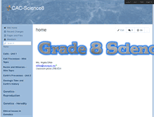 Tablet Screenshot of cac-science8.wikispaces.com
