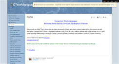 Desktop Screenshot of ctworldlanguagesk8.wikispaces.com