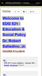 Mobile Screenshot of drsaledg521.wikispaces.com