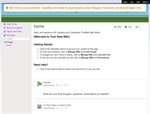 Tablet Screenshot of apliteraturepenfieldhighschool.wikispaces.com