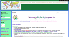 Desktop Screenshot of dcarlile.wikispaces.com