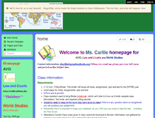 Tablet Screenshot of dcarlile.wikispaces.com
