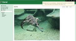 Desktop Screenshot of gavial.wikispaces.com