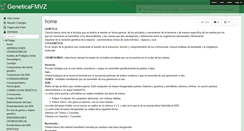 Desktop Screenshot of geneticafmvz.wikispaces.com