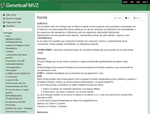 Tablet Screenshot of geneticafmvz.wikispaces.com