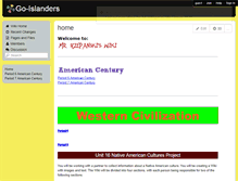 Tablet Screenshot of go-islanders.wikispaces.com