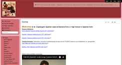 Desktop Screenshot of claybaughspanish.wikispaces.com