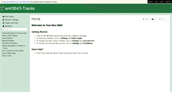 Desktop Screenshot of aml3643-tracks.wikispaces.com