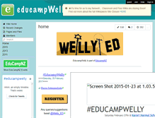 Tablet Screenshot of educampwelly.wikispaces.com