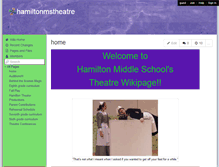 Tablet Screenshot of hamiltonmstheatre.wikispaces.com