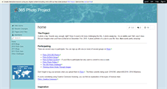 Desktop Screenshot of 365photoproject.wikispaces.com