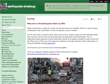 Tablet Screenshot of earthquake-shakeup.wikispaces.com