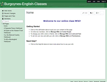 Tablet Screenshot of burgoynes-english-classes.wikispaces.com