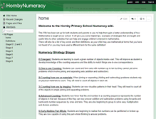 Tablet Screenshot of hornbynumeracy.wikispaces.com