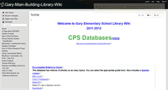 Desktop Screenshot of gary-main-building-library-wiki.wikispaces.com