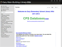 Tablet Screenshot of gary-main-building-library-wiki.wikispaces.com
