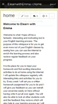 Mobile Screenshot of elearnwithemma.wikispaces.com