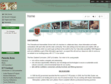 Tablet Screenshot of chisnallwoodintermediateschool.wikispaces.com