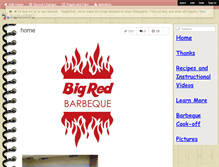 Tablet Screenshot of bigredbbq.wikispaces.com