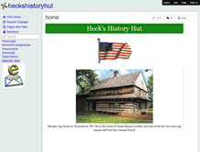 Tablet Screenshot of heckshistoryhut.wikispaces.com