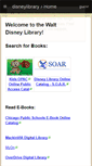 Mobile Screenshot of disneylibrary.wikispaces.com