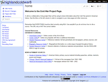 Tablet Screenshot of highlandcoldwar8.wikispaces.com