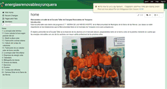Desktop Screenshot of energiasrenovablesyunquera.wikispaces.com