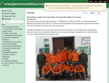 Tablet Screenshot of energiasrenovablesyunquera.wikispaces.com