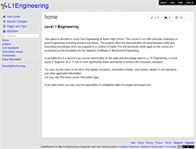Tablet Screenshot of l1engineering.wikispaces.com