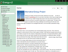 Tablet Screenshot of energy-c2.wikispaces.com