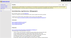 Desktop Screenshot of beevance.wikispaces.com