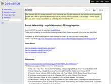 Tablet Screenshot of beevance.wikispaces.com