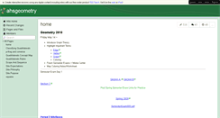 Desktop Screenshot of ahsgeometry.wikispaces.com