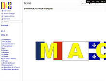 Tablet Screenshot of francaisamac.wikispaces.com
