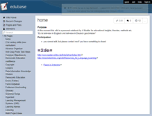 Tablet Screenshot of edubase.wikispaces.com