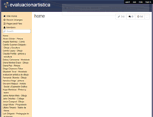 Tablet Screenshot of evaluacionartistica.wikispaces.com