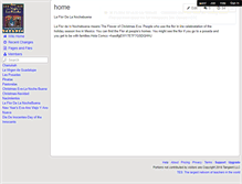 Tablet Screenshot of holidayinmexico.wikispaces.com
