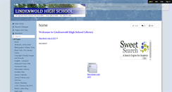 Desktop Screenshot of lindenwoldhslibrary.wikispaces.com