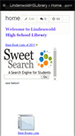 Mobile Screenshot of lindenwoldhslibrary.wikispaces.com