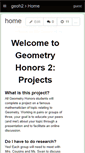Mobile Screenshot of geoh2.wikispaces.com