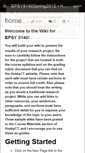 Mobile Screenshot of epsy5140spring2012.wikispaces.com