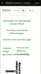 Mobile Screenshot of ismart-cohort-1.wikispaces.com