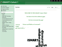 Tablet Screenshot of ismart-cohort-1.wikispaces.com