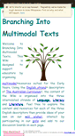 Mobile Screenshot of branching-into-multimodal-texts.wikispaces.com