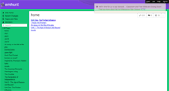Desktop Screenshot of emhunt.wikispaces.com