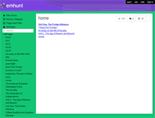 Tablet Screenshot of emhunt.wikispaces.com