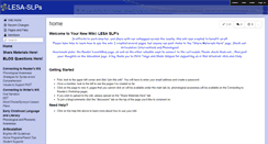 Desktop Screenshot of lesa-slps.wikispaces.com