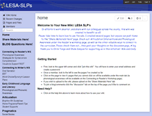 Tablet Screenshot of lesa-slps.wikispaces.com