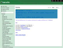 Tablet Screenshot of karuclio.wikispaces.com
