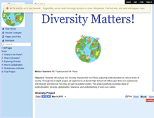 Tablet Screenshot of bhsdiversityproject.wikispaces.com